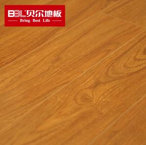 贝尔地板 强化复合木地板12mm环保耐磨出口热销骨感系列