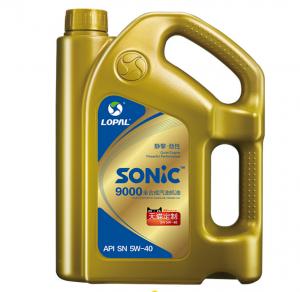 龙蟠SONIC9000 全合成机油汽车发动机润滑油 SN 5W-40 4L官方正品