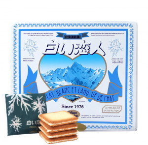 日本进口白色恋人白巧克力夹心饼干12枚零食伴手礼