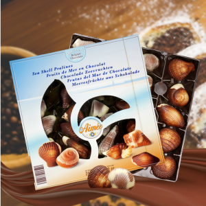 比利时GuyLian吉利莲埃梅尔贝壳巧克力礼盒 进口新年圣诞情人礼物