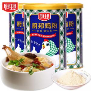 厨邦鸡粉270g*3鲜浓香鲜味鸡汁调味料罐装鸡精粉厨房调料提味增鲜