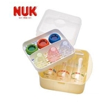 NUK微波炉奶瓶餐具消毒盒(附3只300ml宽口奶瓶)